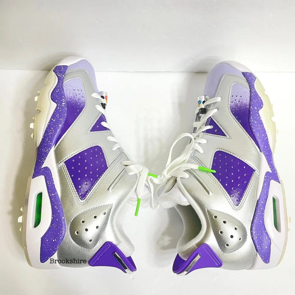 Nike Air Jordan 6 Retro Low Golf NRG U23 Sizes  9.5 & 10 Purple FD0205-055 NWOB